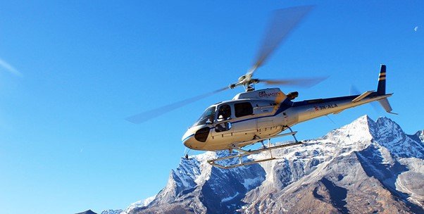 Nepal’s Himalayas and naturally beautiful places, you can explore through helicopter rides