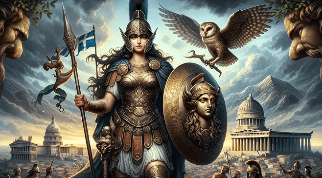 Greek Goddess:Vwqjeygszuy= Art:4mxol-3szbm= Athena