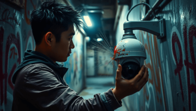 How CCTV Helps Deter Graffiti and Vandalism