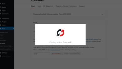 WP Reset Features Explained: Site Reset, Snapshots, Collections, and More